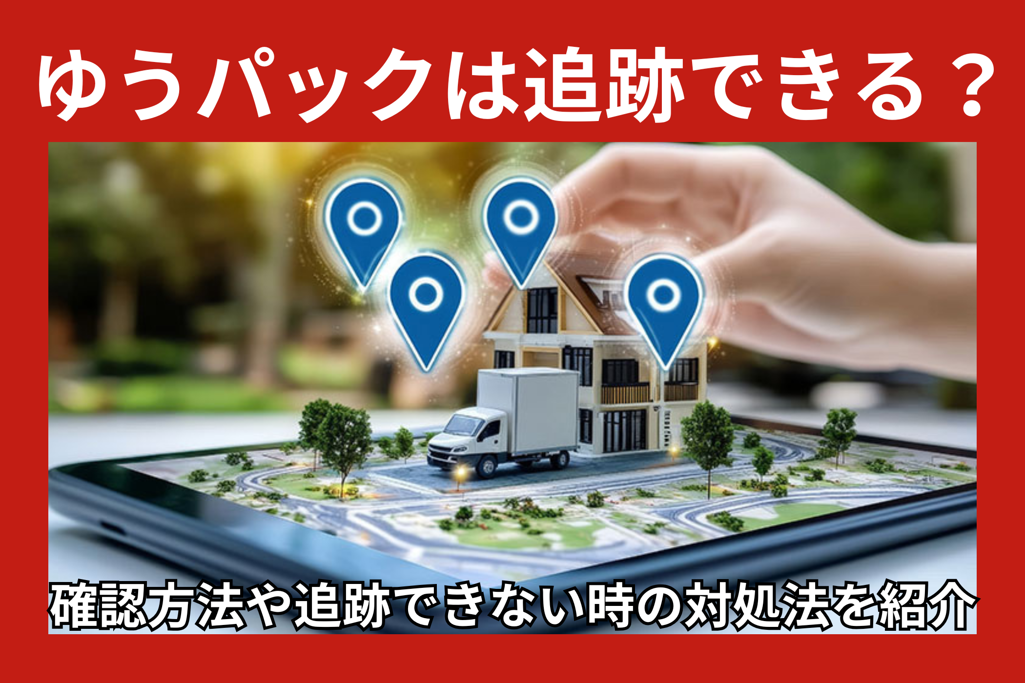 ゆうパックは追跡できる？確認方法や追跡できない時の対処法を紹介